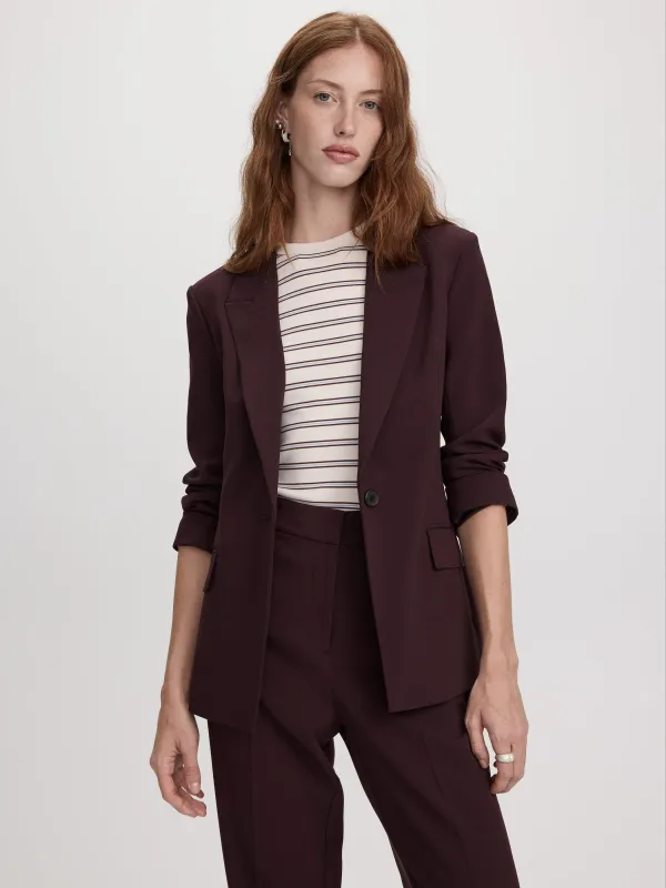 Fitted One-Button Blazer - The Studio made by Reitmans