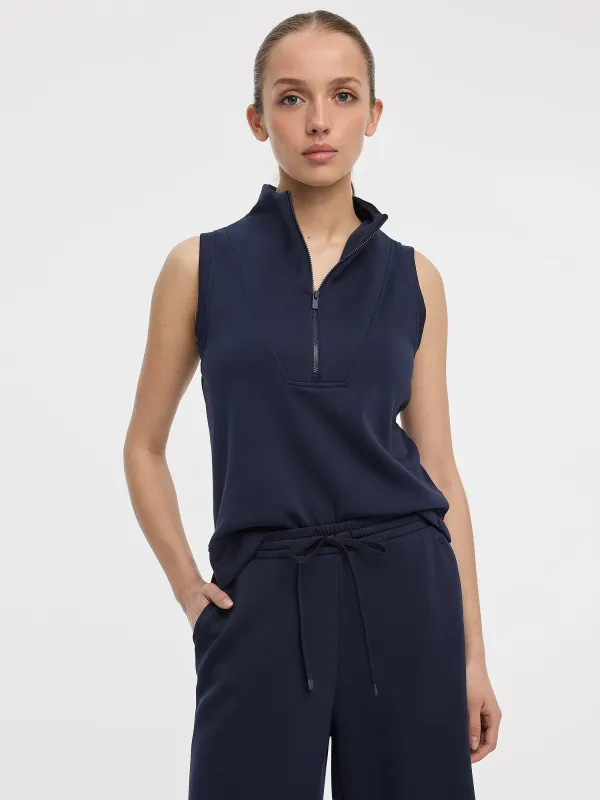 Half-Zip Mock-Neck Cami - HYLUX - Hyba made by Reitmans