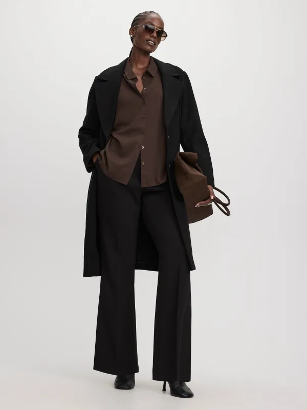 High-Rise Flare-Leg Pants - Curvy Fit - The Studio made by Reitmans