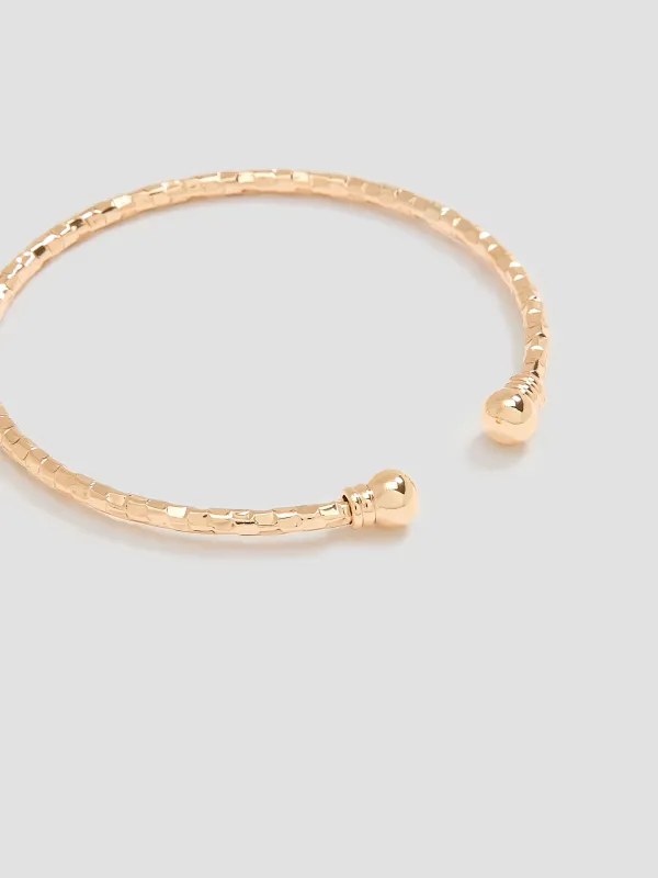 Textured Open Cuff Bracelet made by Reitmans