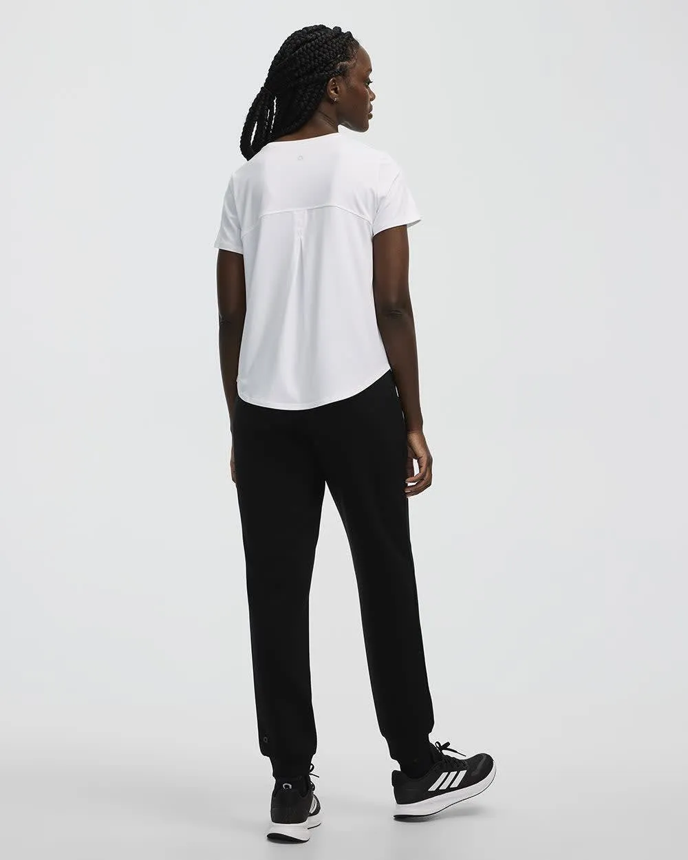 Short-Sleeve Crew-Neck Tee - Dry-Lux (R) Hyba Essentials sold by Reitmans product image thumbnail 2