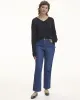 Straight-Leg Mid-Rise Jean - Petite sold by Reitmans
