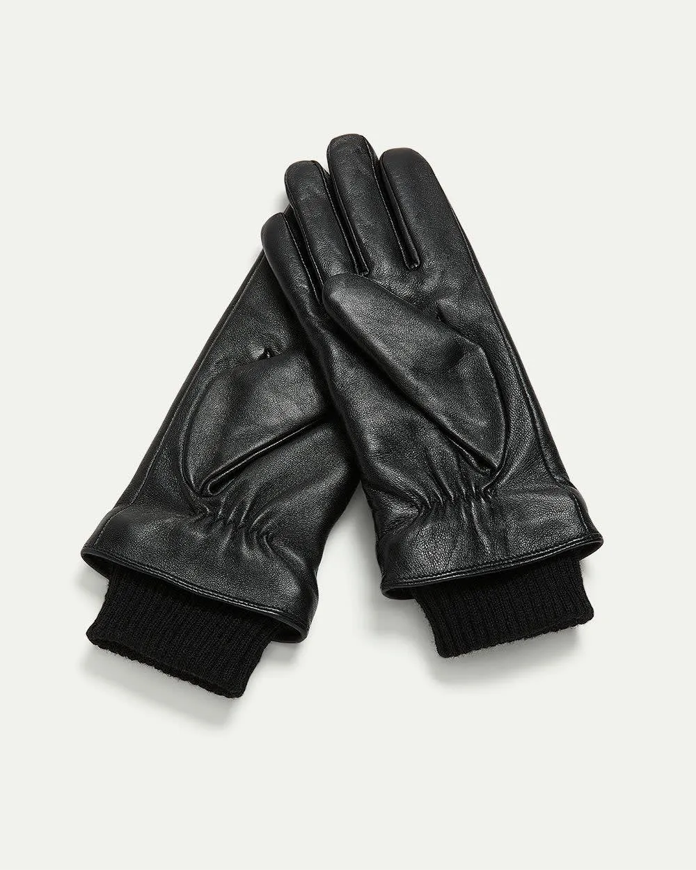 Leather Gloves with Knit Cuffs sold by Reitmans product image thumbnail 3