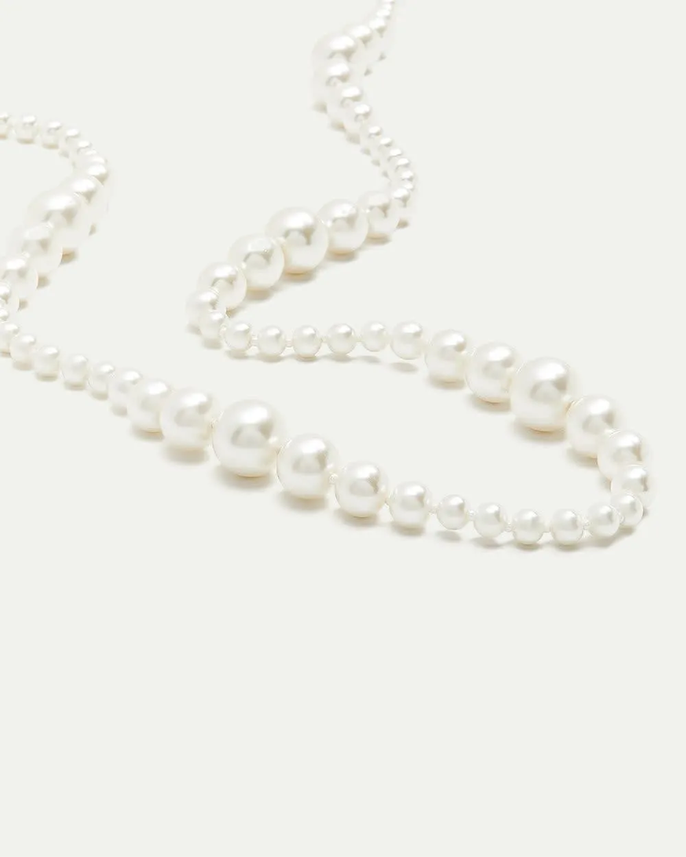 Long Pearl Necklace sold by Reitmans