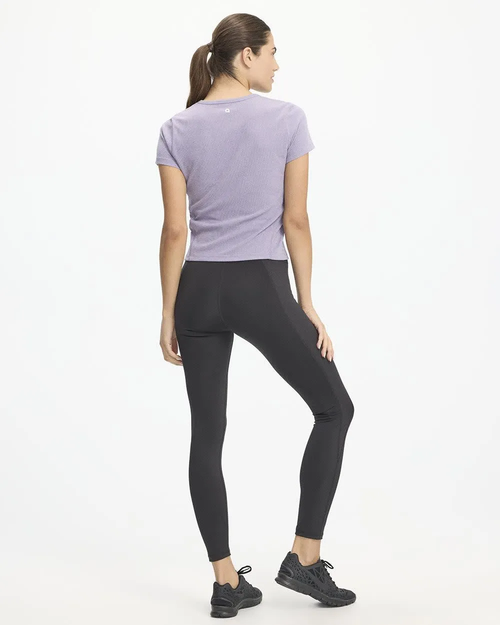 High-Rise Pulse Legging with Ribbed Inserts - Hyba sold by Reitmans product image thumbnail 2