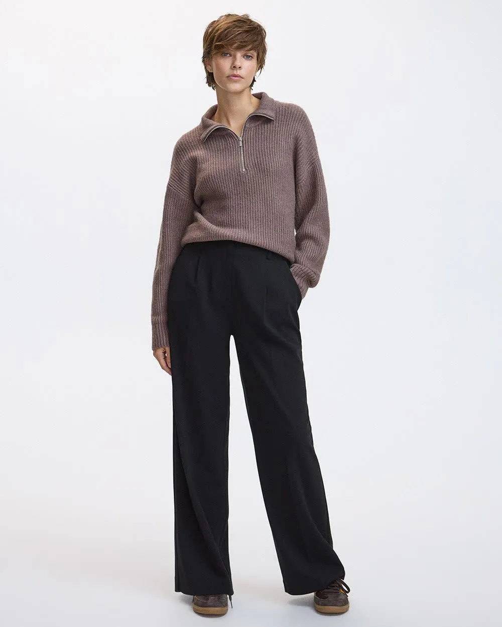 Wide-Leg High-Rise Pant - Tall sold by Reitmans product image thumbnail 3