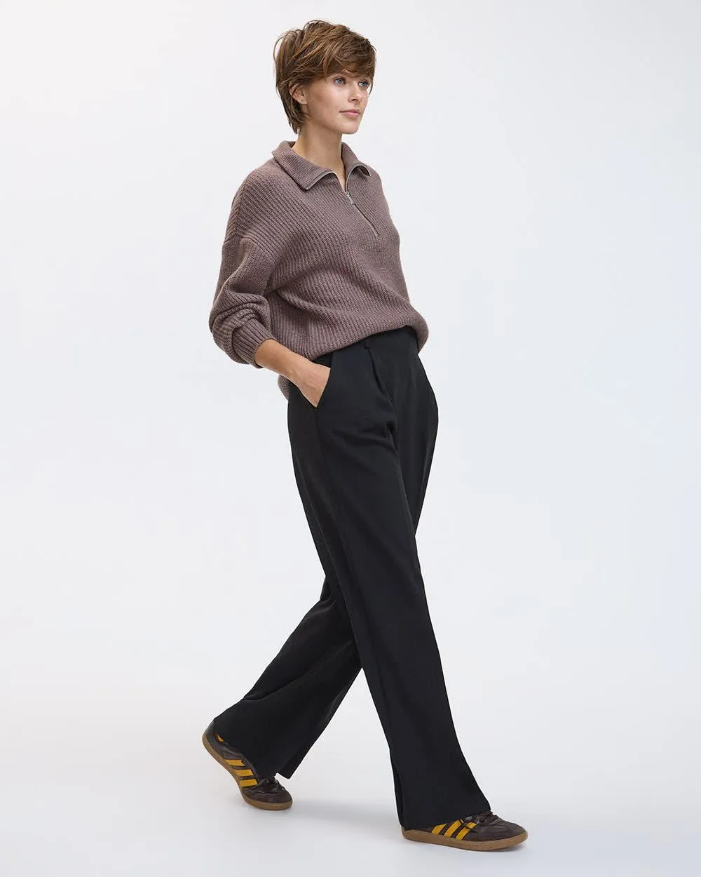Wide-Leg High-Rise Pant - Tall sold by Reitmans product image thumbnail 4