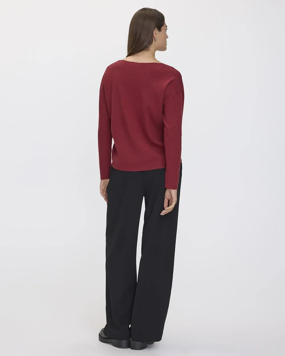Long-Sleeve V-Neck Sweater sold by Reitmans product image thumbnail 2