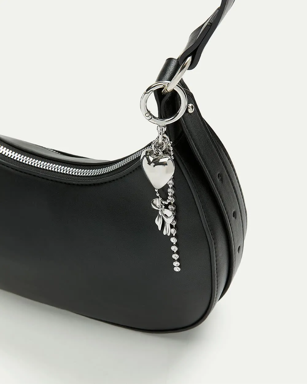 Keychain with Heart and Bow Charms sold by Reitmans product image thumbnail 3