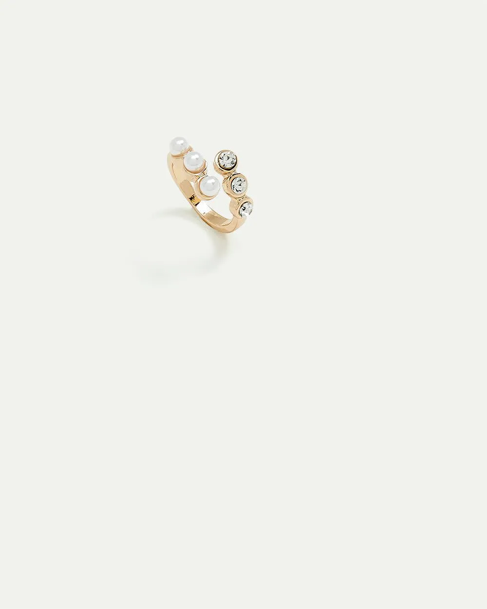 Wrap Ring Adorned with Stones and Pearls sold by Reitmans
