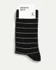 Cotton Crew Socks with Stripes sold by Reitmans
