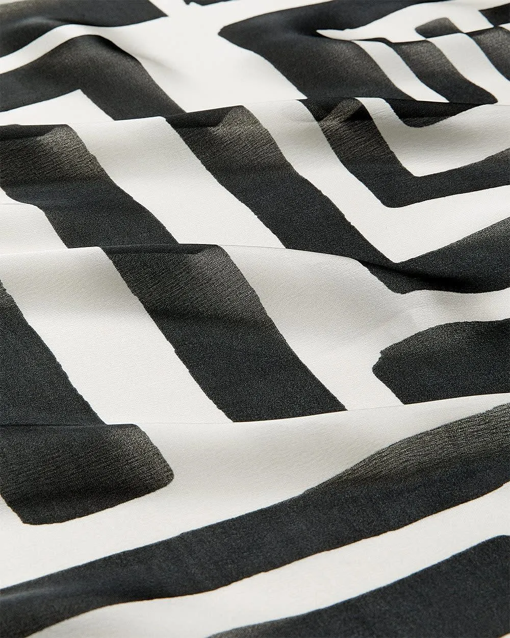 Square Satin Scarf with Abstract Print sold by Reitmans product image thumbnail 2