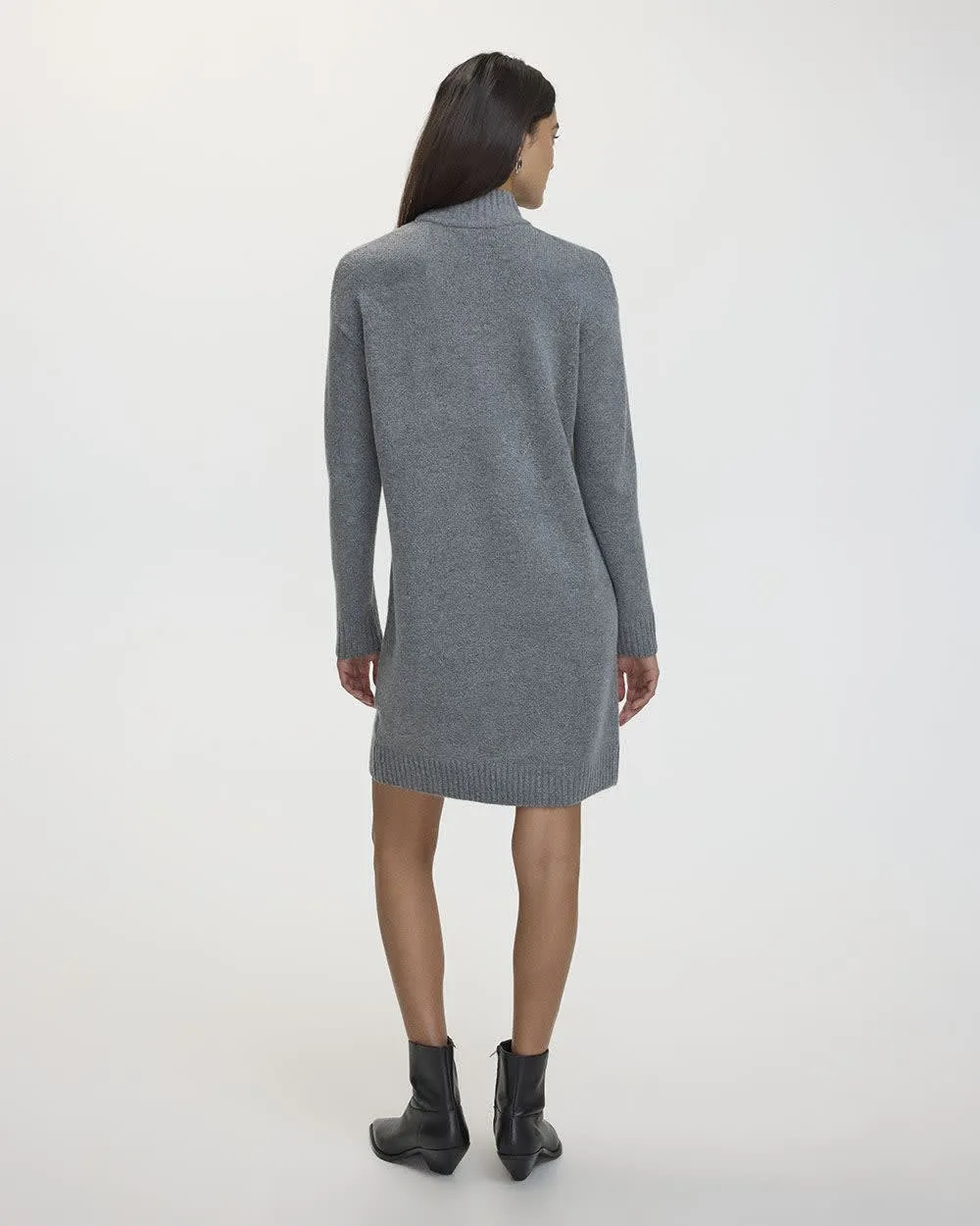 Long-Sleeve Shift Dress with Mock Neckline sold by Reitmans product image thumbnail 2