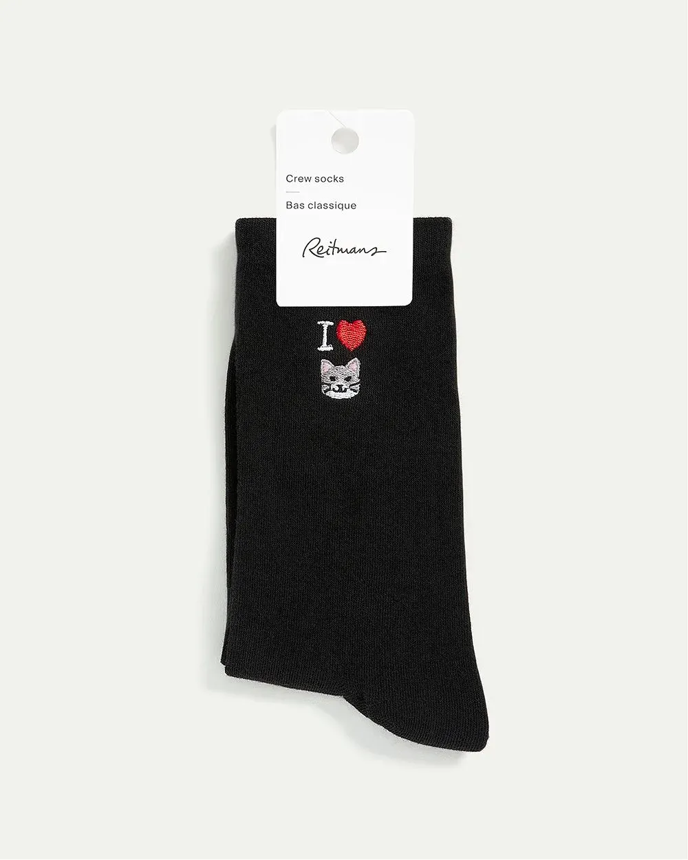 "I Love Cats" Cotton Socks sold by Reitmans product image thumbnail 5