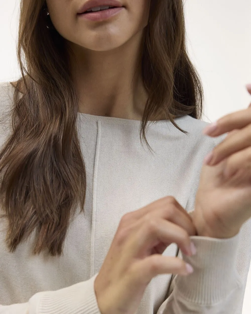 Long-Sleeve Boat-Neck Sweater sold by Reitmans product image thumbnail 5