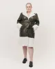 Hilary MacMillan- Contrast Faux Fur Trimmed Coat sold by Reitmans