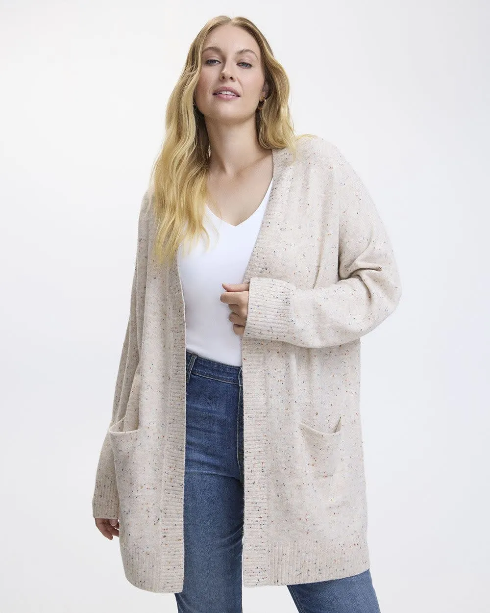 Long-Sleeve Open Cardigan with Pockets sold by Reitmans