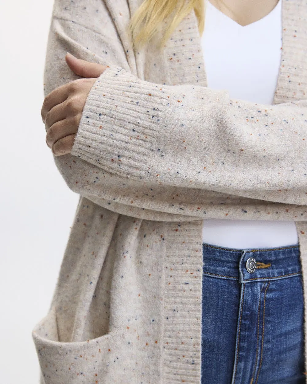 Long-Sleeve Open Cardigan with Pockets sold by Reitmans product image thumbnail 4