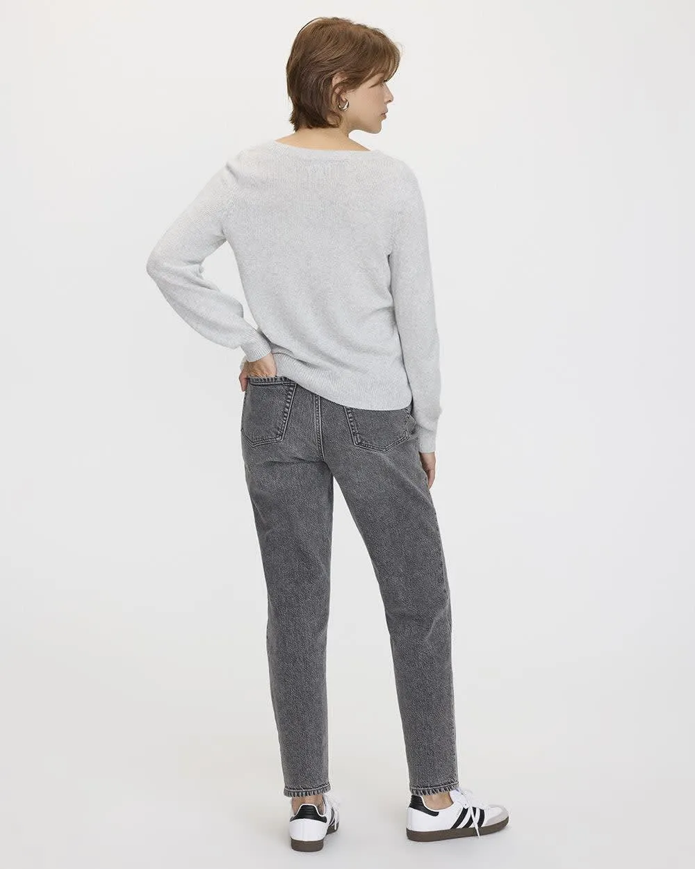 Cashmere-Blend Boat-Neck Sweater sold by Reitmans product image thumbnail 2