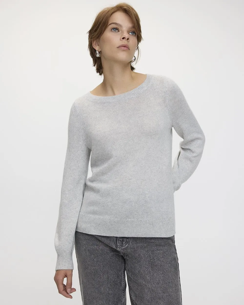 Cashmere-Blend Boat-Neck Sweater sold by Reitmans product image thumbnail 3