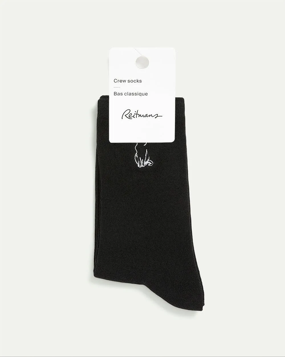 Cotton Crew Socks with Cat sold by Reitmans product image thumbnail 2