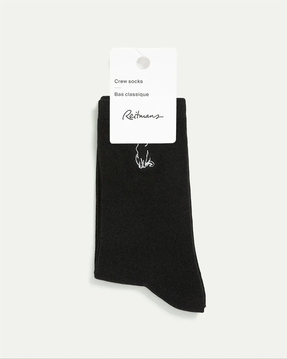 Cotton Crew Socks with Cat sold by Reitmans product image thumbnail 5