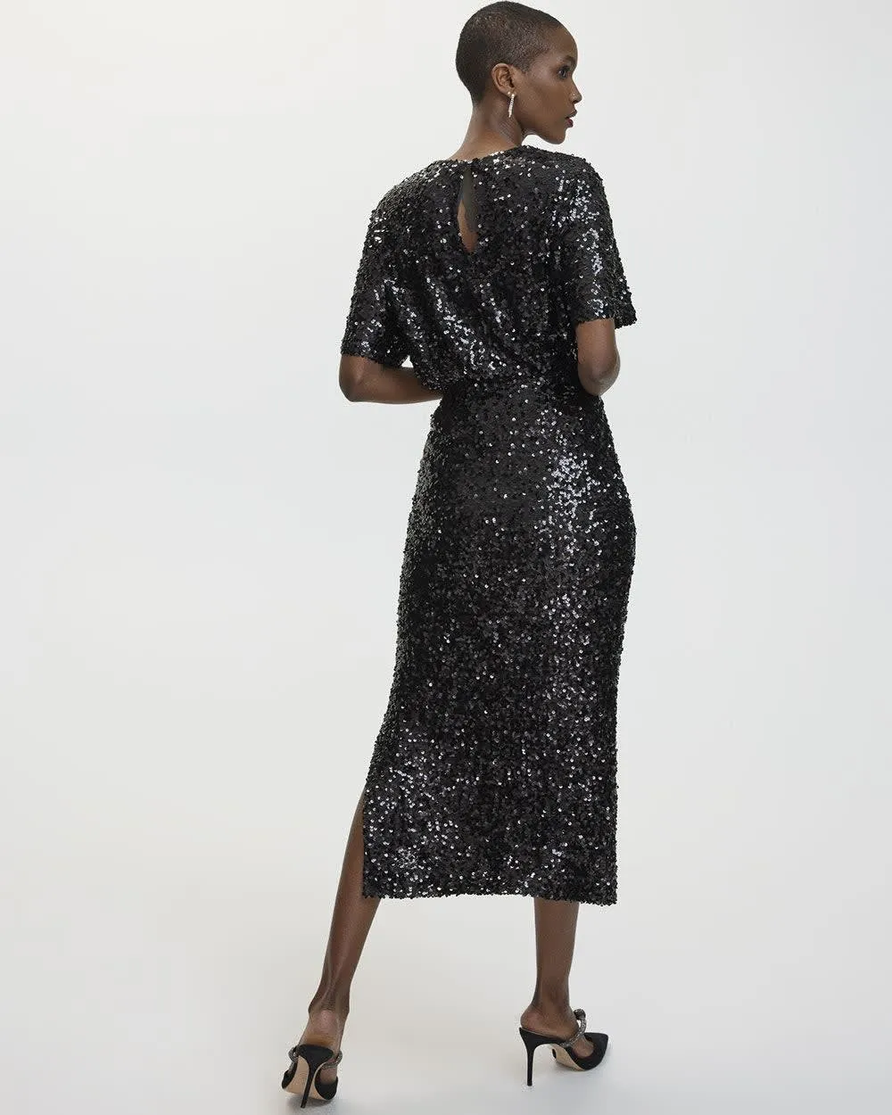 Midi Column Sequins Skirt sold by Reitmans product image thumbnail 2