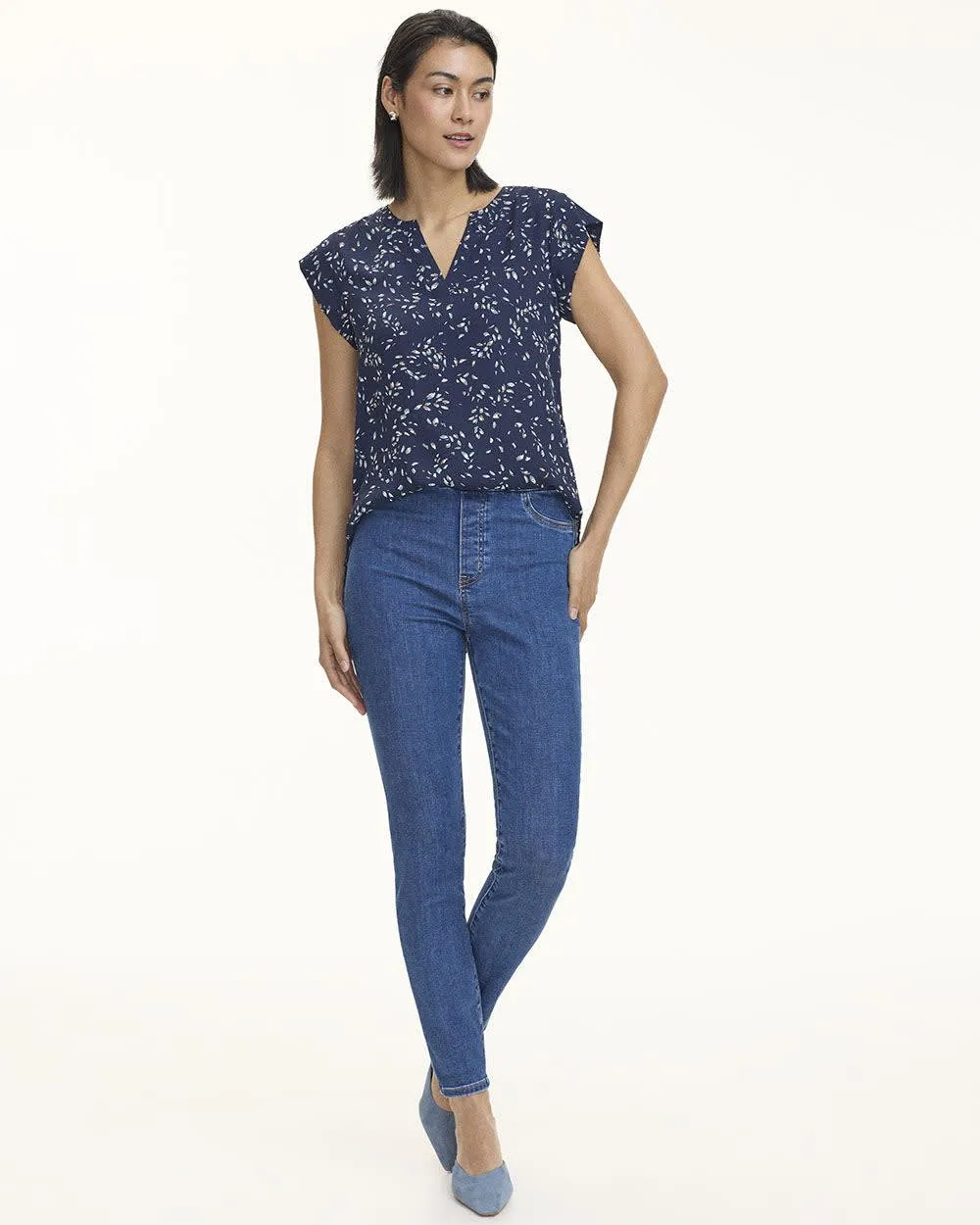 Denim Legging Pant - R Essentials - Petite sold by Reitmans product image thumbnail 3