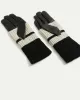 Leather Gloves with Striped Knit Fold-Over sold by Reitmans