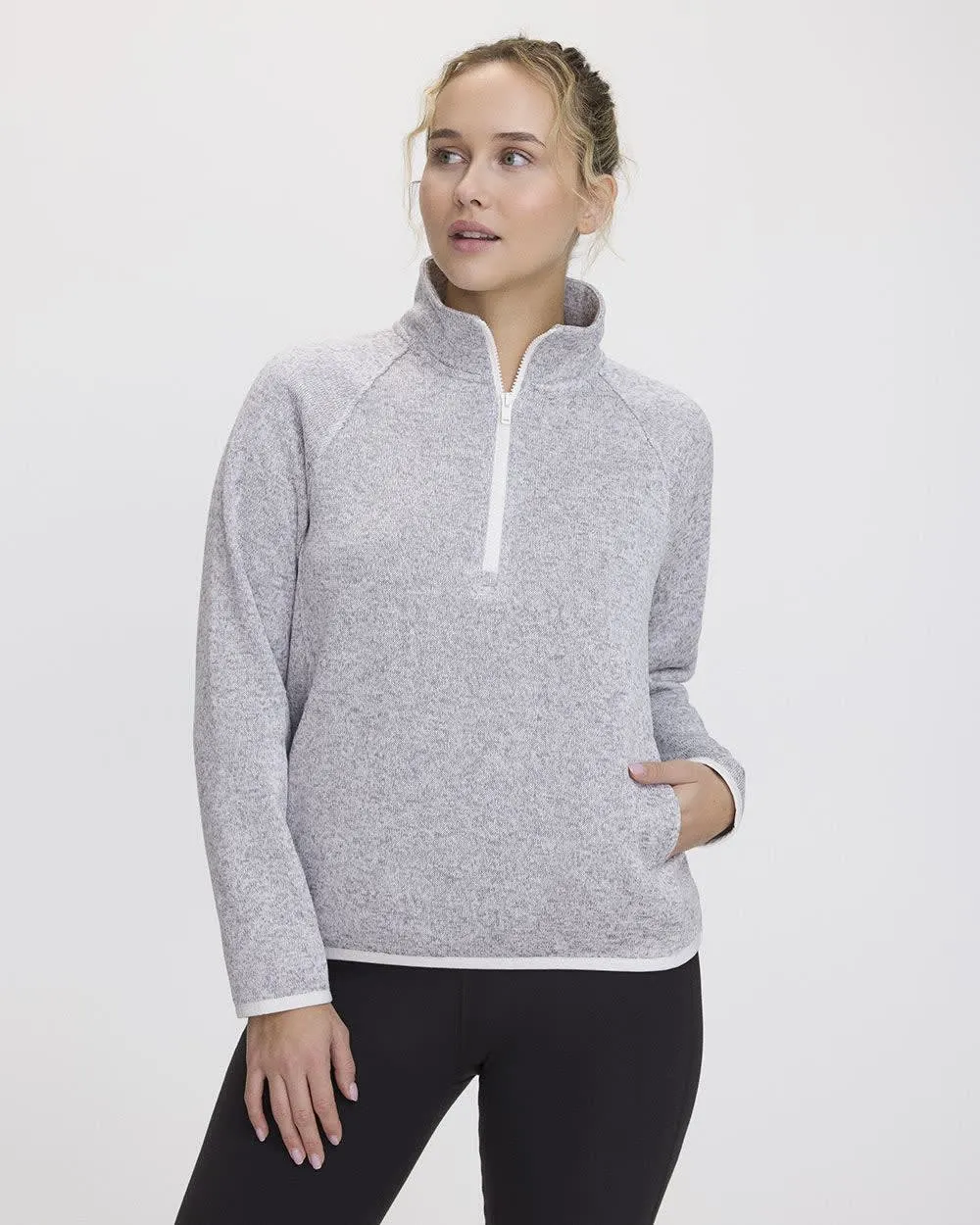 Polar Fleece Half-Zip Pullover - Hyba sold by Reitmans product image thumbnail 3