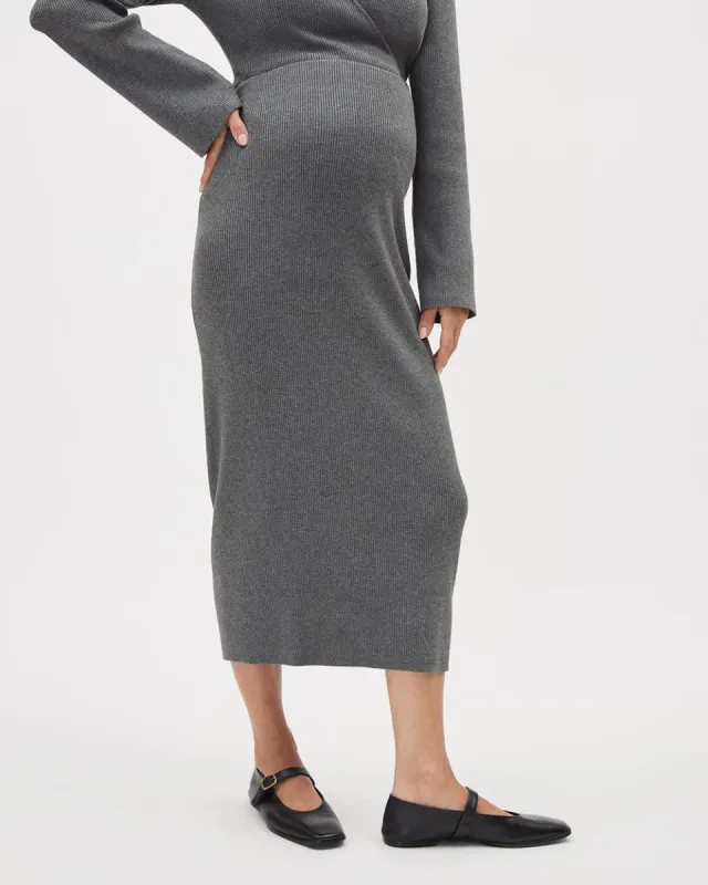 Pencil Midi Sweater Skirt - Thyme Maternity sold by Reitmans