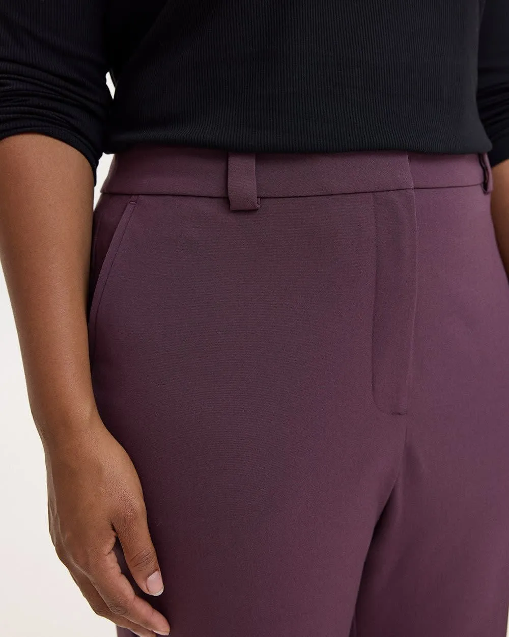 Straight-Leg High-Rise Pant - The Timeless - Curvy Fit sold by Reitmans product image thumbnail 5