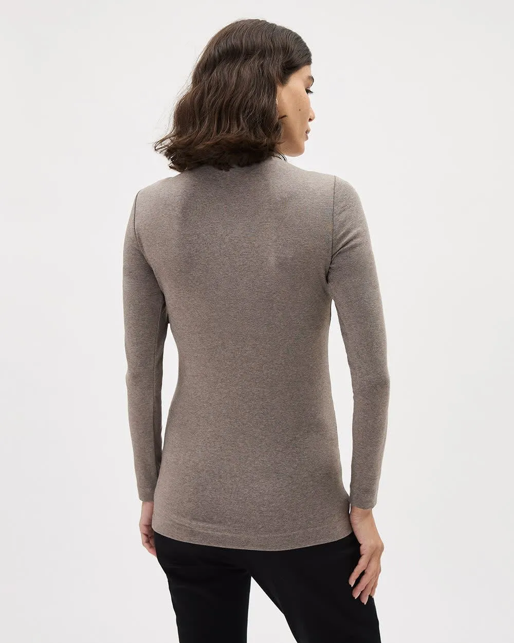 Long-Sleeve Crew-Neck Top - Thyme Maternity sold by Reitmans product image thumbnail 2