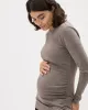 Long-Sleeve Crew-Neck Top - Thyme Maternity sold by Reitmans