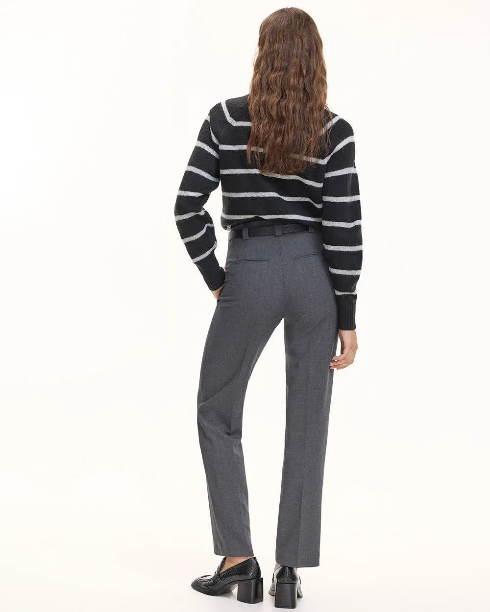 Straight-Leg High-Rise Pant - The Timeless sold by Reitmans product image thumbnail 2