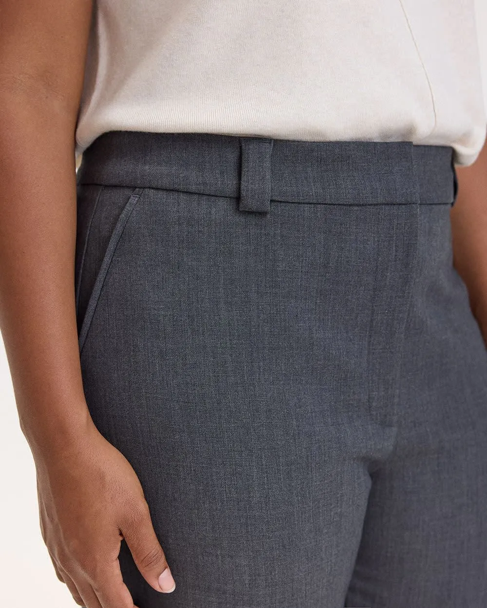 Straight-Leg High-Rise Pant - The Timeless - Curvy Fit sold by Reitmans product image thumbnail 5