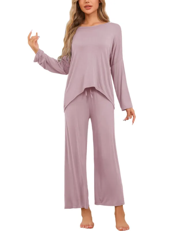Cheibear - Long Sleeve Viscose Pajama Set sold by Reitmans