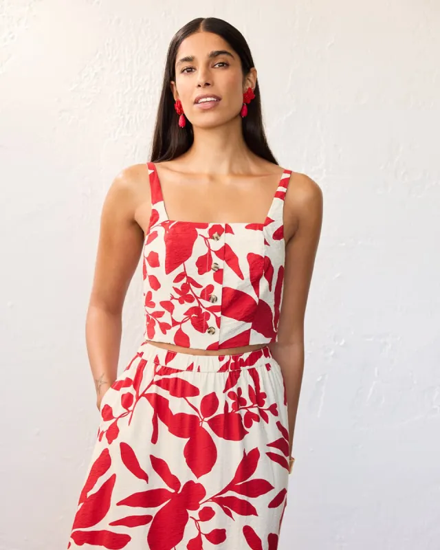 Sleeveless Bustier Top with Square Neckline sold by Reitmans
