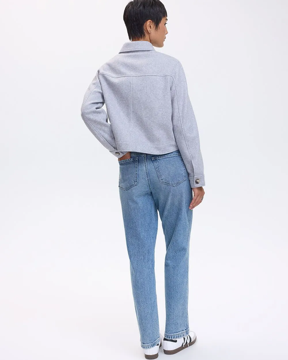 Short Shacket with Pockets sold by Reitmans product image thumbnail 2