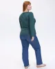 Long-Sleeve Crew-Neck Ribbed Top sold by Reitmans