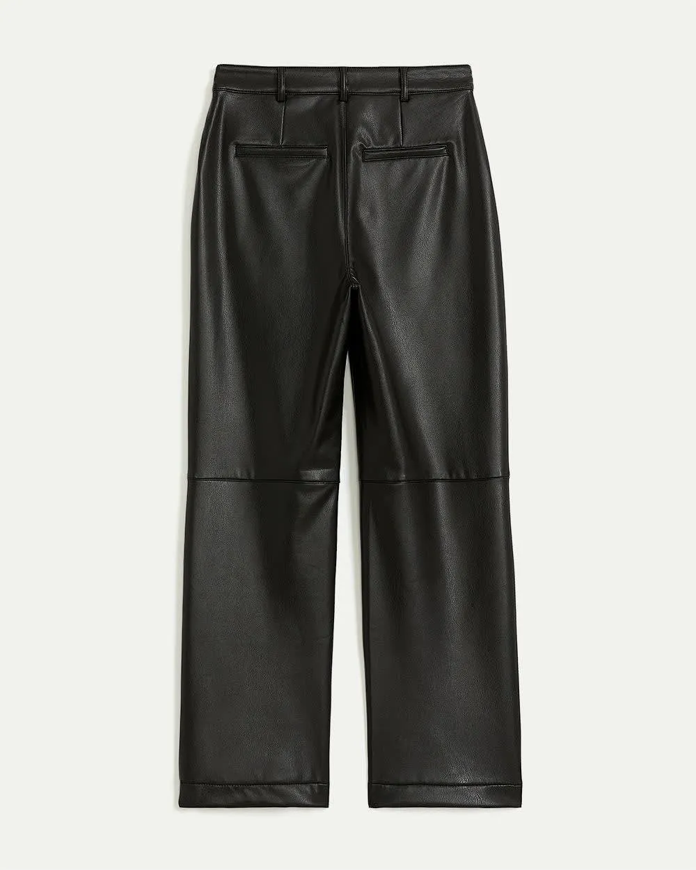 Straight-Leg High-Rise Faux Leather Pant - Curvy Fit sold by Reitmans product image thumbnail 2