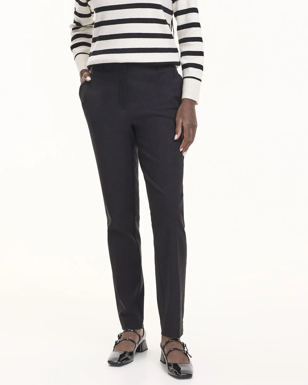 Slim-Leg High-Rise Pants - The Iconic (R) - Tall sold by Reitmans product image thumbnail 5