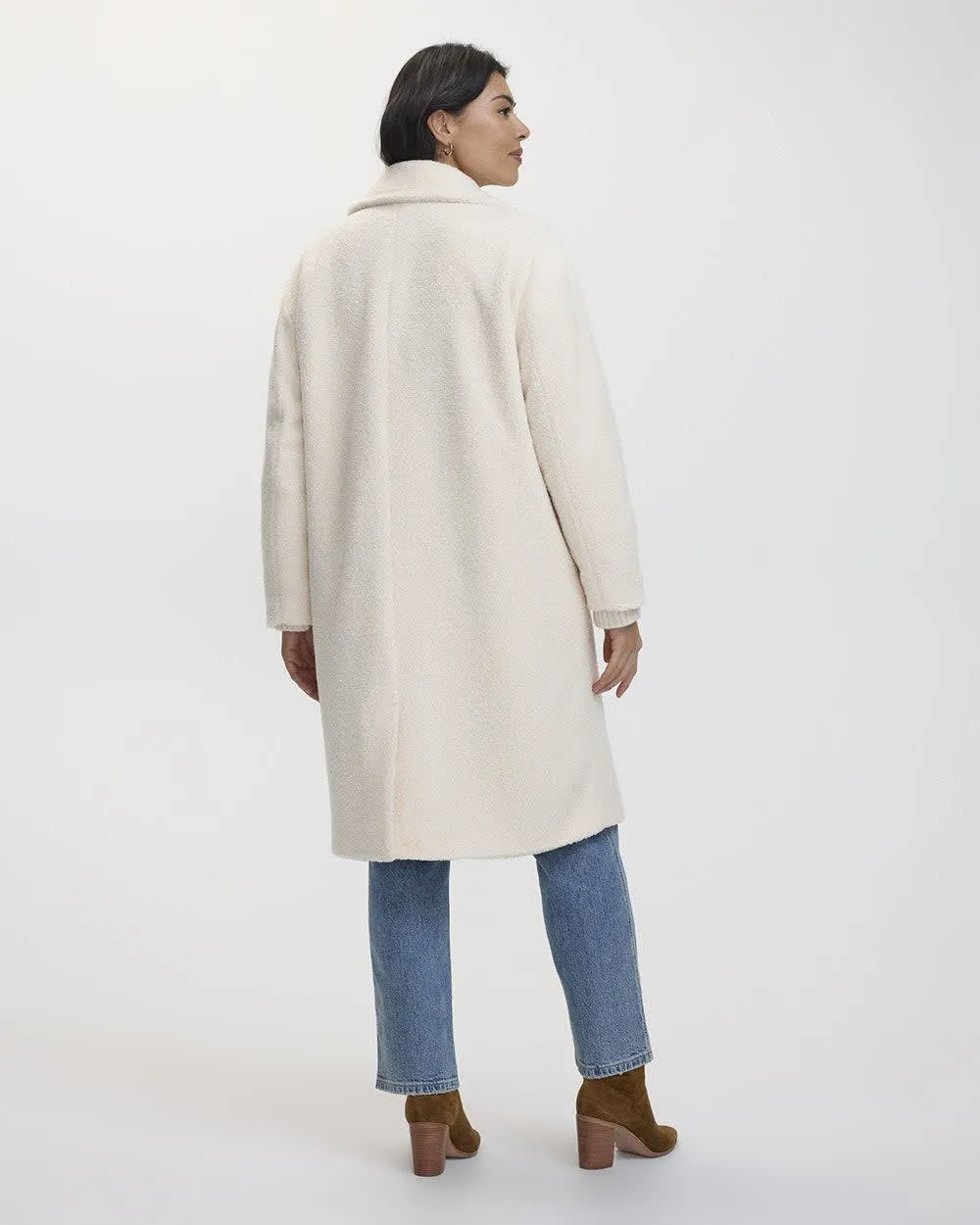 Sherpa Coat with Button Closure sold by Reitmans product image thumbnail 2