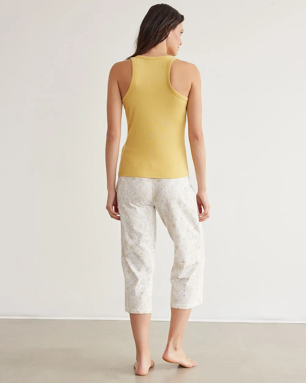 Sleeveless Ribbed Henley Pyjama Top, R Line sold by Reitmans product image thumbnail 2