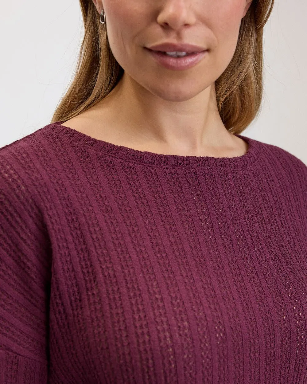 Bracelet-Sleeve Boat-Neck Top sold by Reitmans product image thumbnail 4