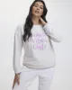 Long-Sleeve Crew-Neck French Terry Sweater - Mary Berg x Reitmans sold by Reitmans