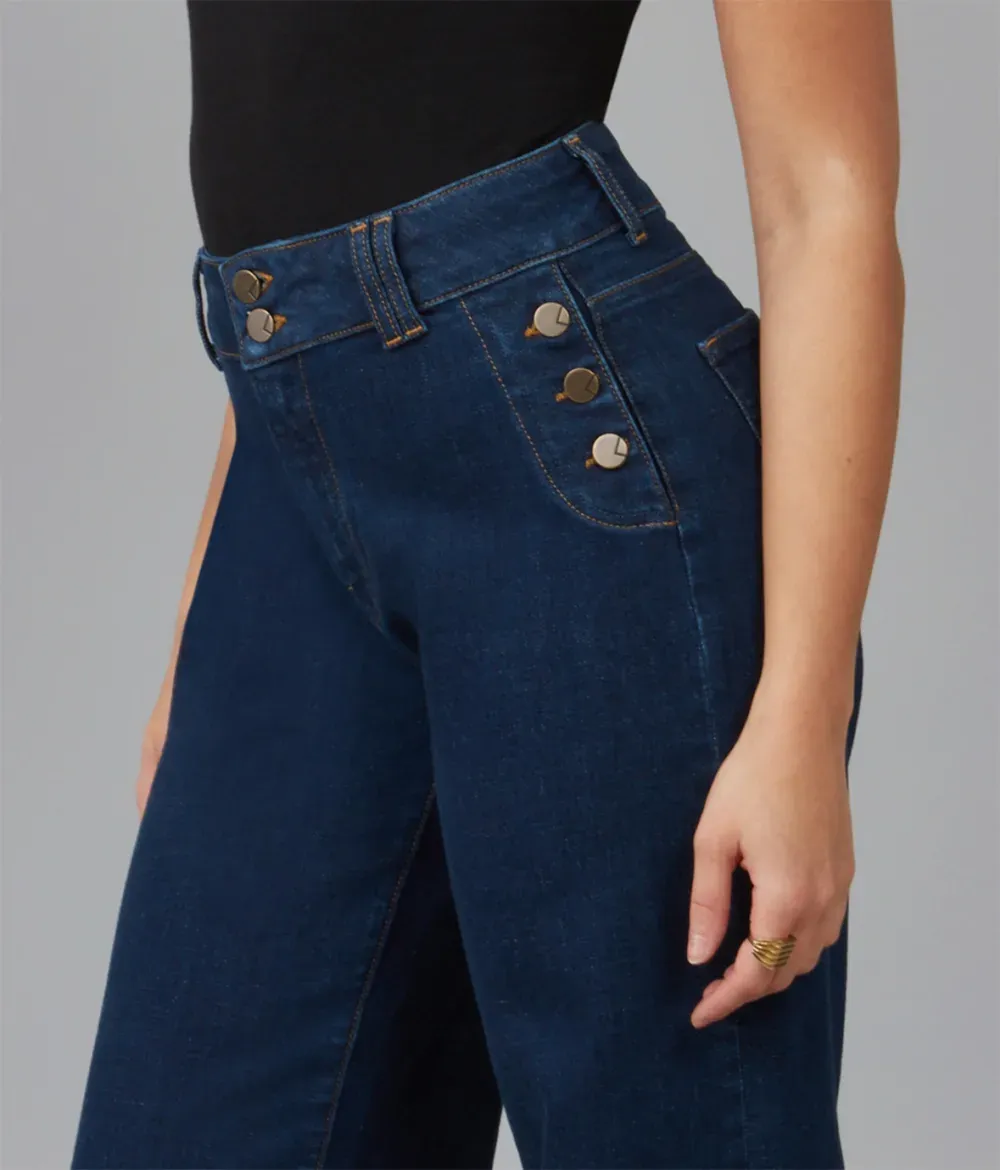 Lola Jeans COLETTE-DRB High Rise Wide Leg Jeans sold by Reitmans product image thumbnail 5
