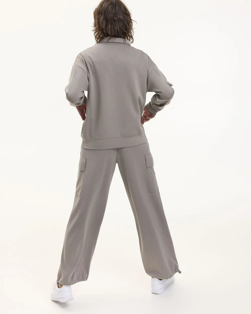 Long-Sleeve Half-Zip Mock-Neck Pullover - Hyba sold by Reitmans product image thumbnail 2