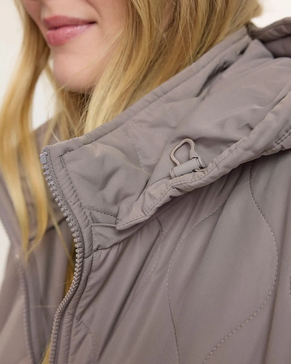 Quilted Jacket with Removable Hood sold by Reitmans product image thumbnail 4