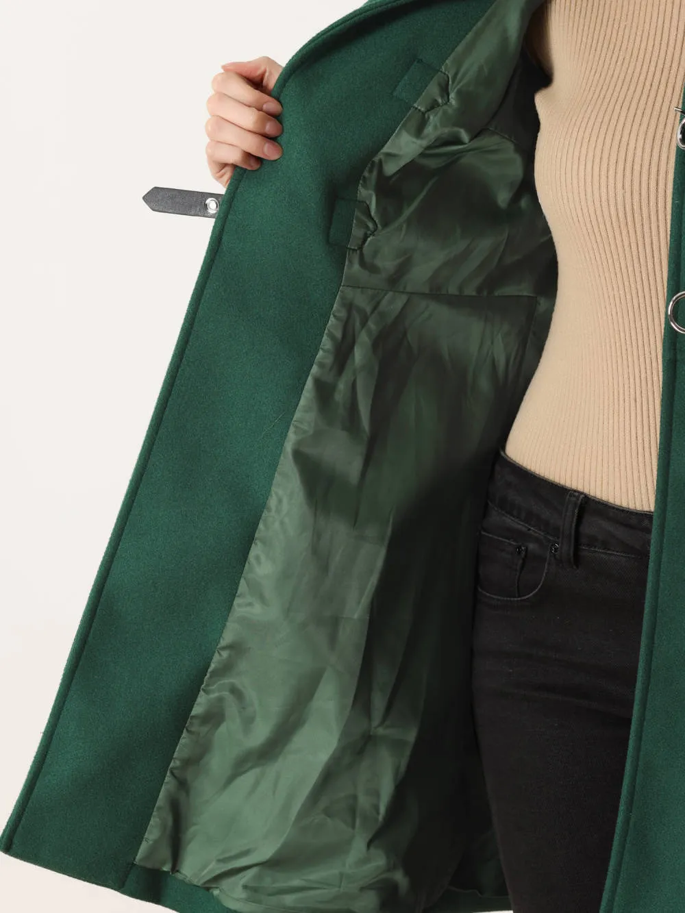 Allegra K - Stand Collar Long Winter Outwear Coats sold by Reitmans product image thumbnail 5